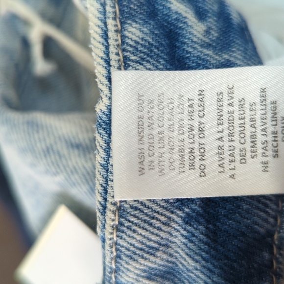 Good American Light Blue Straight Leg Jeans - Picture 9 of 9